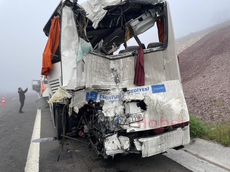 10 kişi ölmüştü işte kaza yerinden fotoğraflar