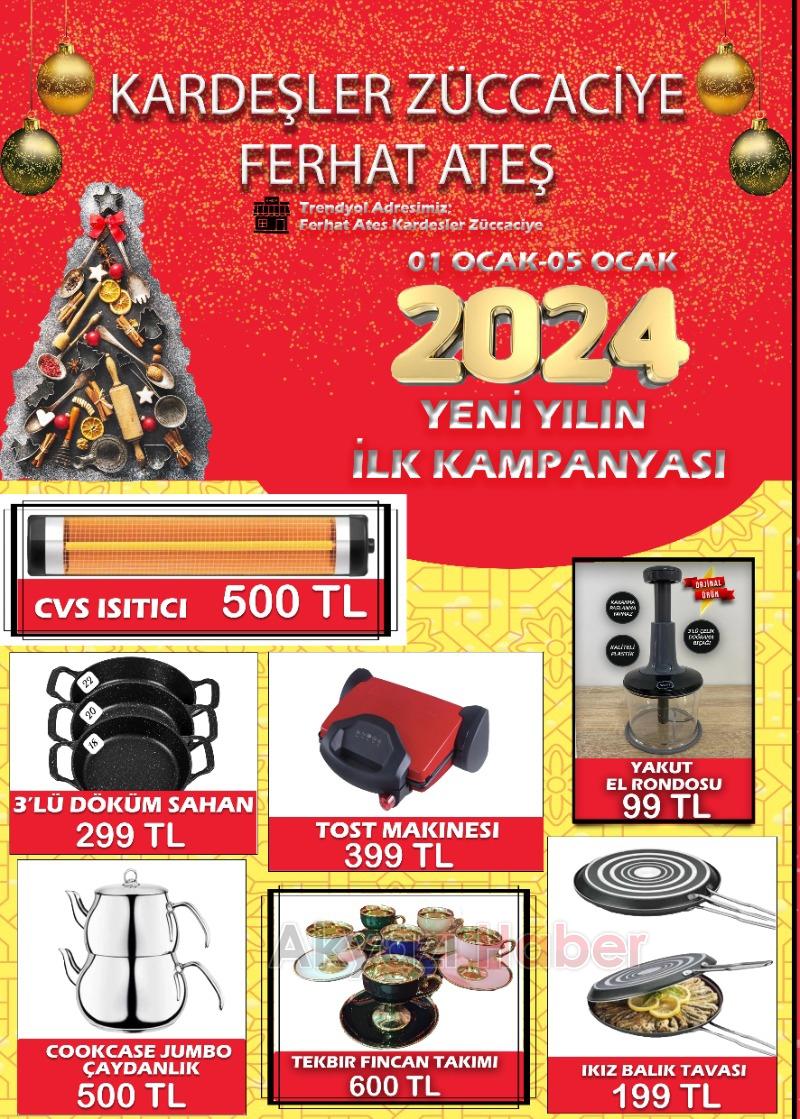 Ferhat Ateş Kardeşler Züccaciye de Büyük Kampanya Başladı