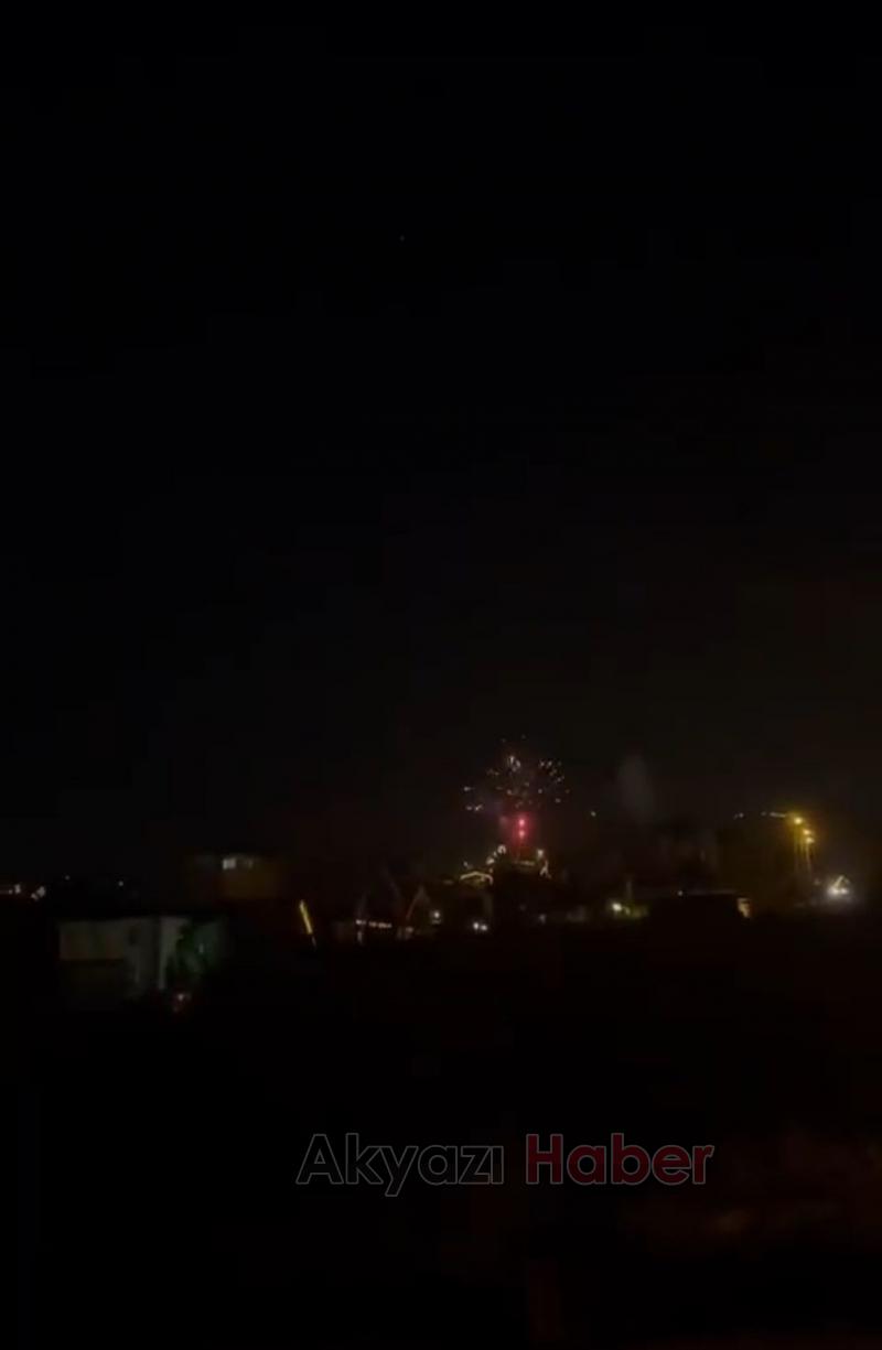 Yeni yılı silah sıkarak karşıladılar