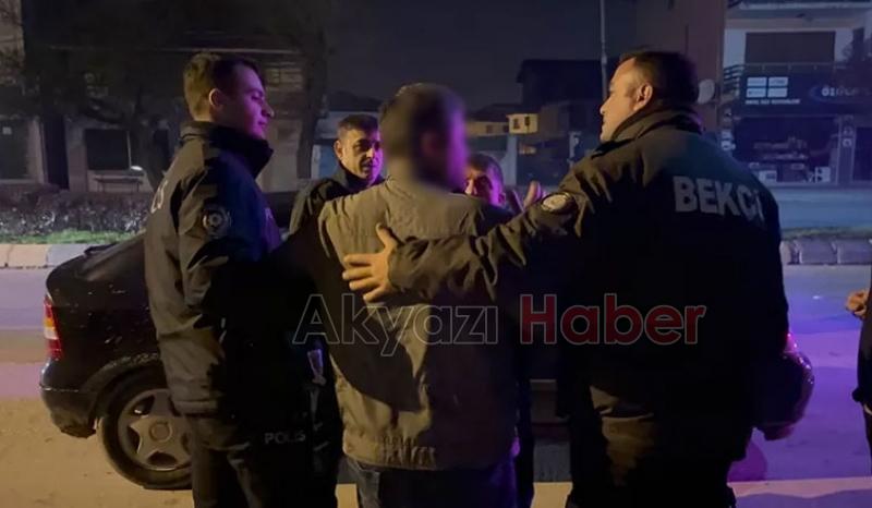 Akyazı'da yılbaşı gecesi yapılan uygulamada 