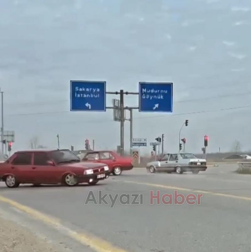 Yolu kapatıp drift attılar Tofaşçılara ceza yağdı