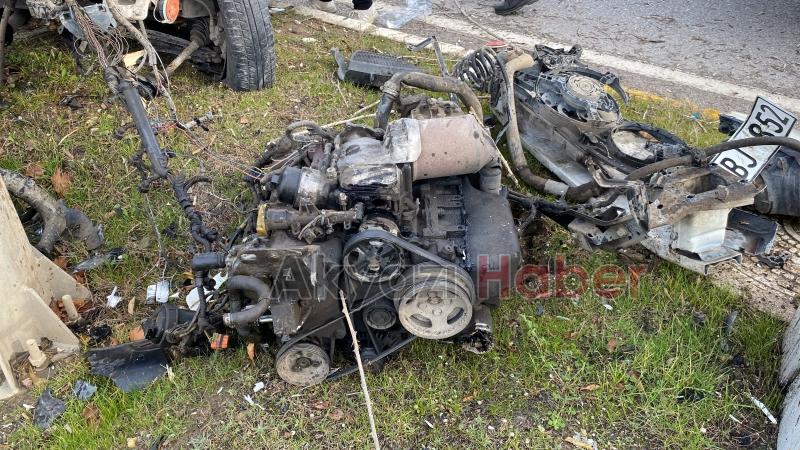 Hastane dönüşünde kaza 1 ölü, 2 yaralı