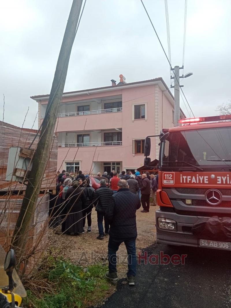 Yanan evde yaşlı kadın öldü