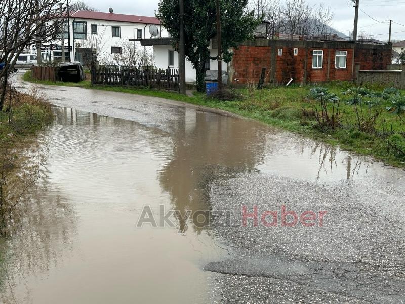 Bu yoldan ayaklarınız ıslanmadan geçmek mümkün değil