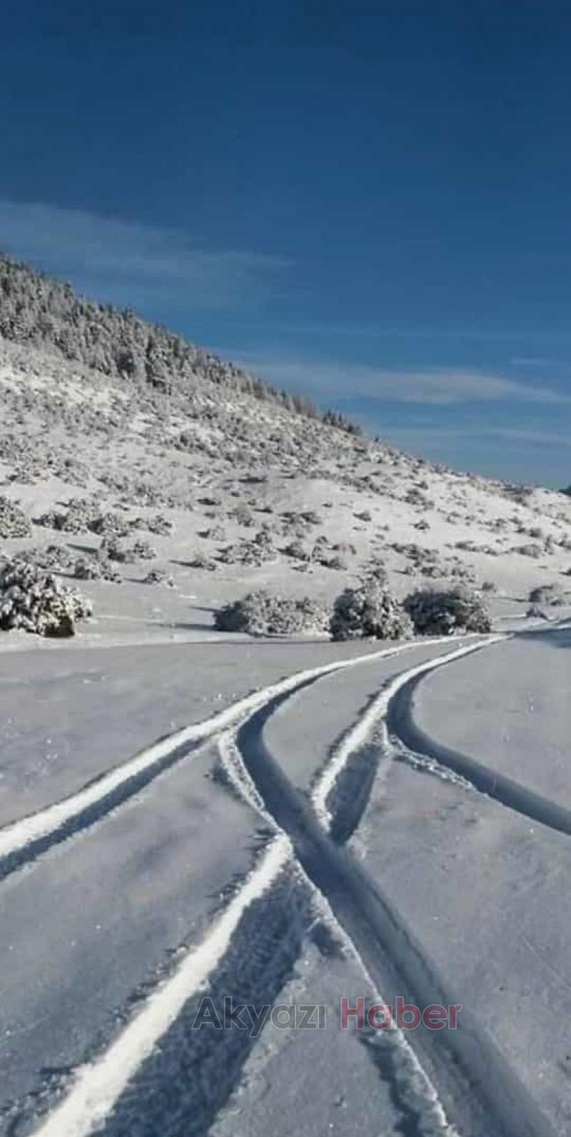 Sultanpınar Yaylasında kar kalınlığı 60 cm buldu