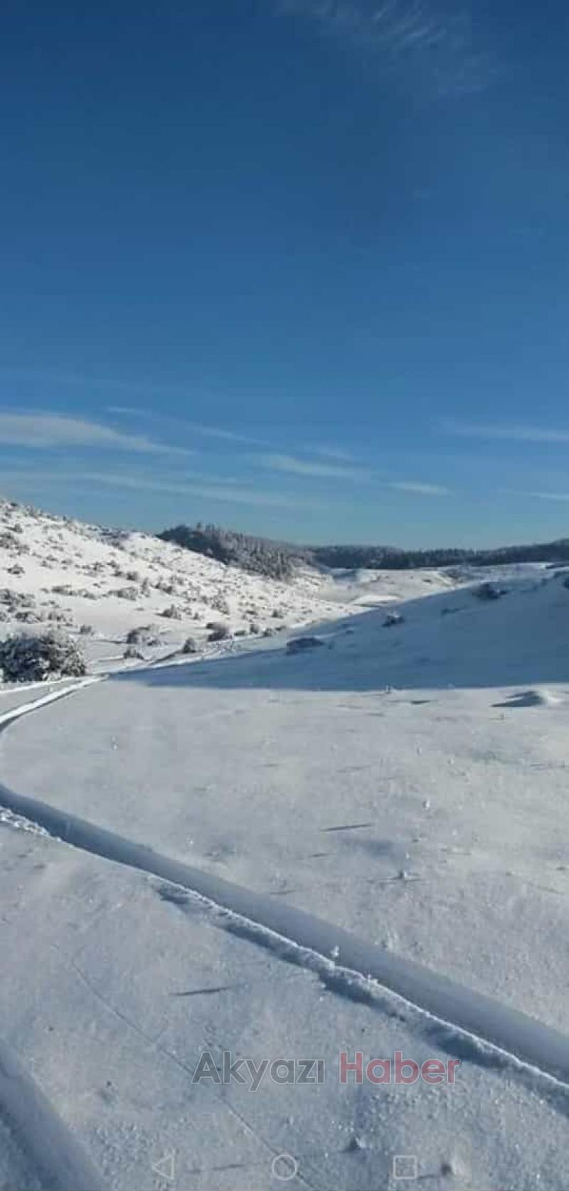 Sultanpınar Yaylasında kar kalınlığı 60 cm buldu
