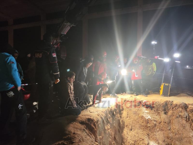 Toprak altında kalan Sakaryalı işçilerden biri öldü