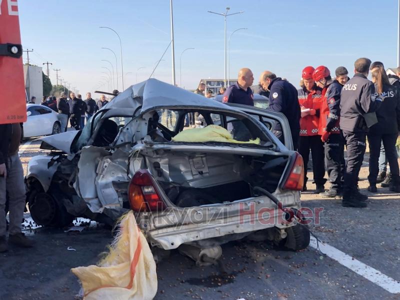 Kocaali'de kaza: 1 ölü, 1 yaralı