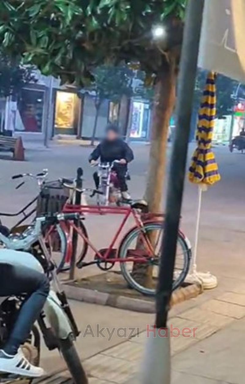 Motosikletli gençler tepki çekti