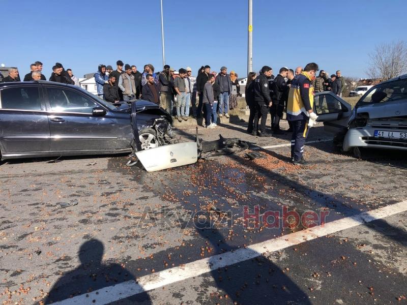 Kocaali'deki feci kazada baba ve kızı öldü
