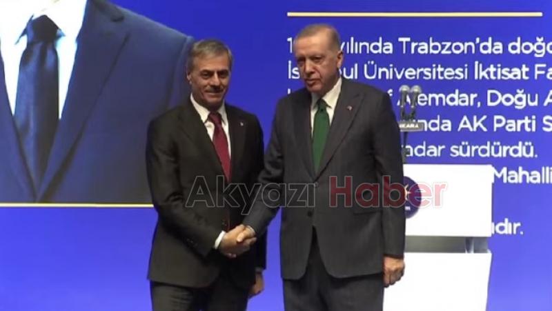 Erdoğan resmen açıkladı Büyükşehir adayı Yusuf Alemdar