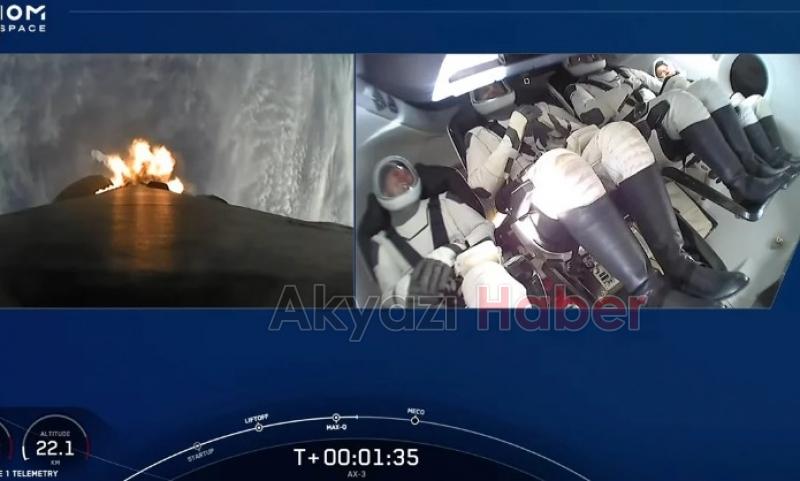 Türkiye'nin ilk uzay yolculuğundan tarihi kareler