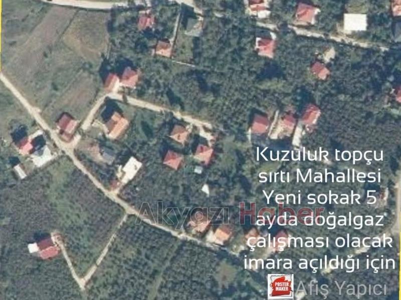 Kuzuluk ta jet imar değişikliği ile olmayan sokaklara da doğalgaz geliyor