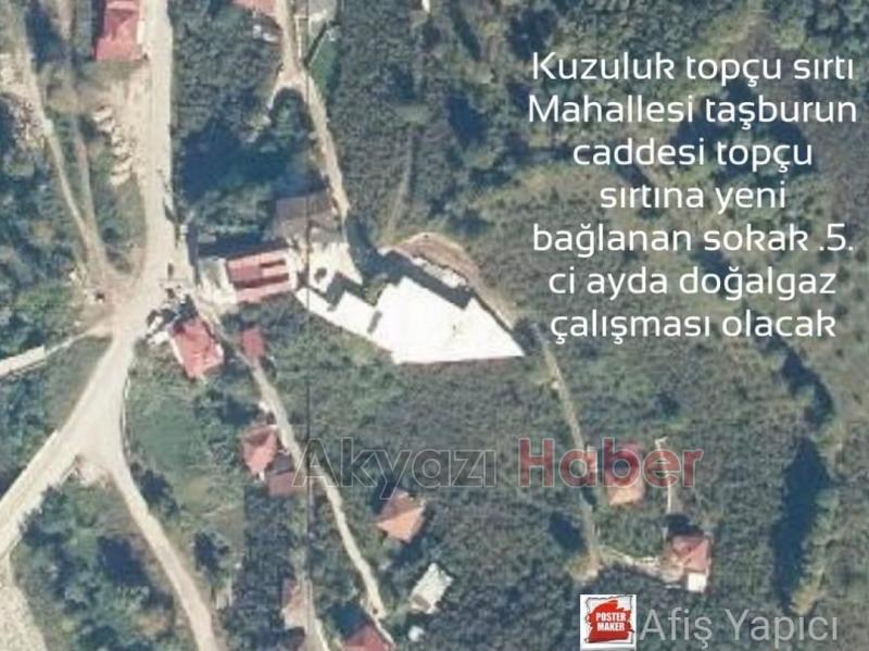 Kuzuluk ta jet imar değişikliği ile olmayan sokaklara da doğalgaz geliyor