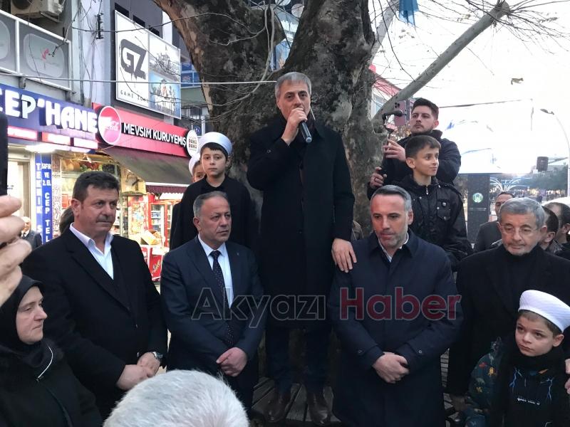 Alemdar Akyazı da büyük bir coşkuyla karşılandı