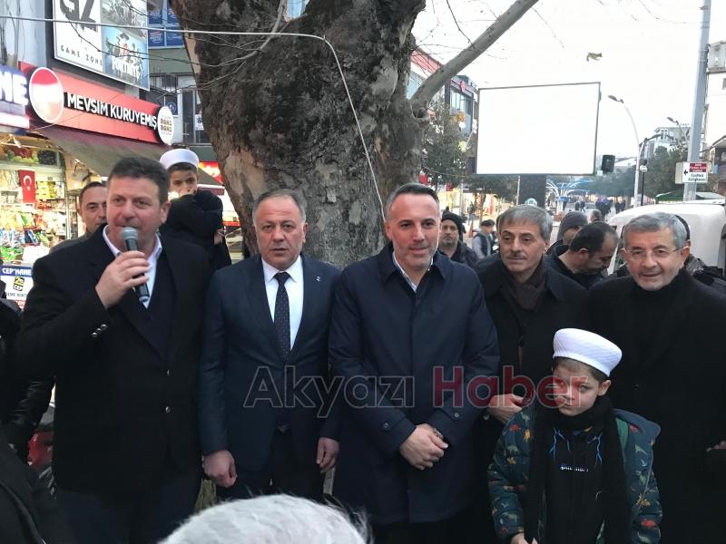 Alemdar Akyazı da büyük bir coşkuyla karşılandı