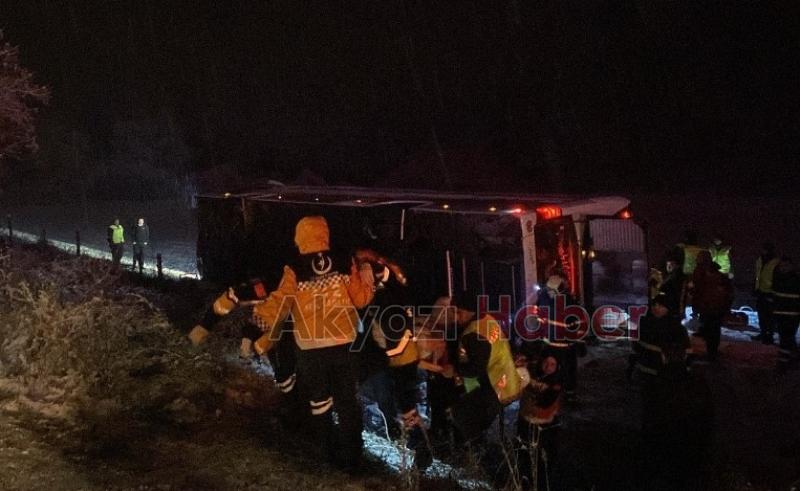 Kastamonu'da otobüs kazası: 6 ölü, 33 yaralı