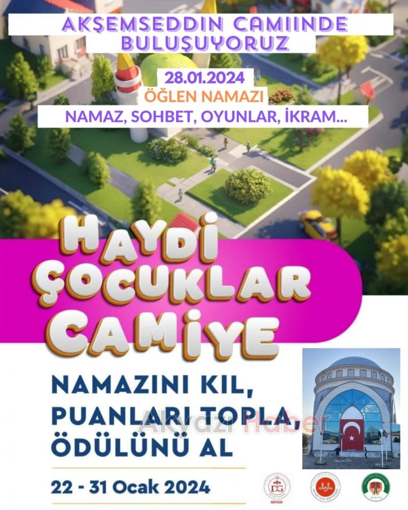 Haydi Çocuklar Camiye projesi büyük heyecan uyandırdı