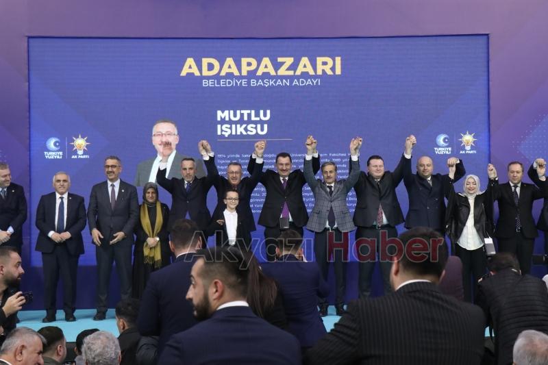 AK Parti'de coşkulu aday tanıtımı