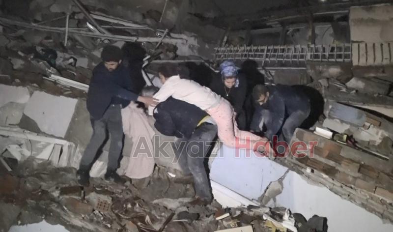 Asrın felaketinden fotoğraflar