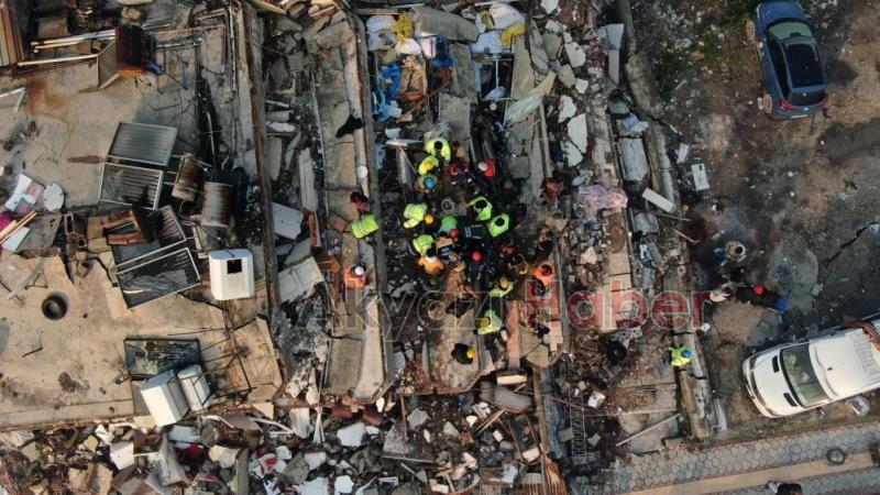 Asrın felaketinden fotoğraflar