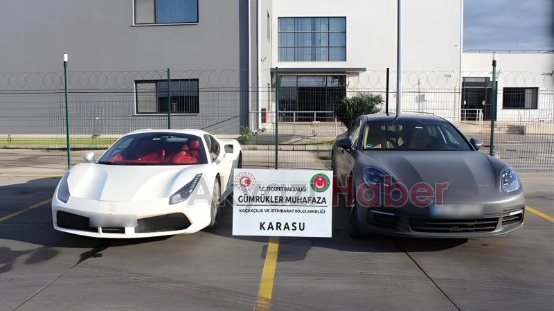 Karasu merkezli operasyon 47 lüks araca el kondu