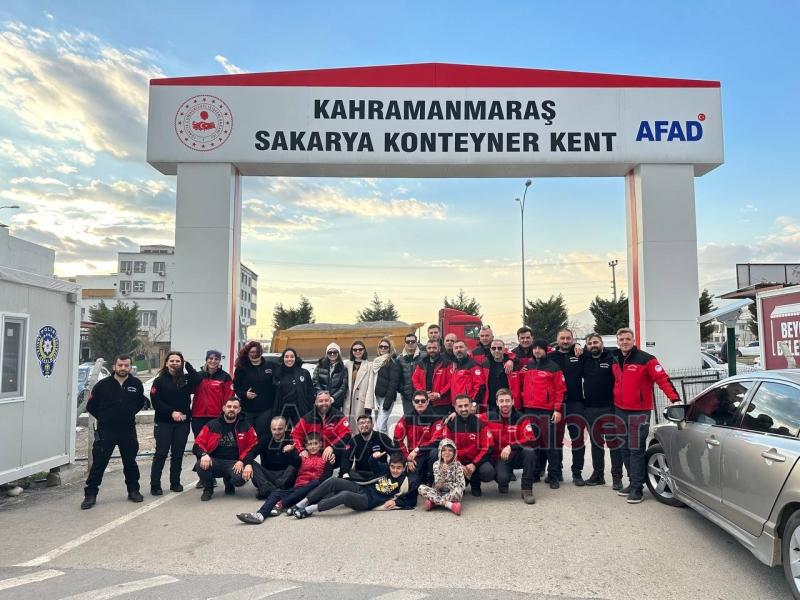 Sakarya Büyükşehirden depremzedelere yardım