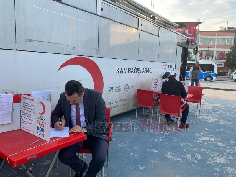 Başsavcı Hüseyin Aşık Kızılay'a 36. kan bağışını yaptı