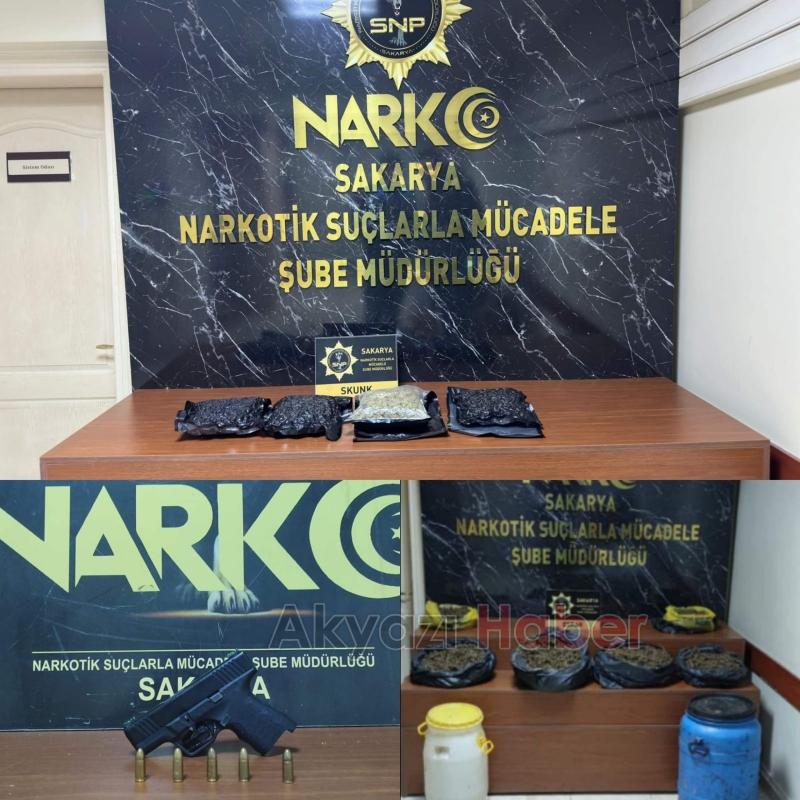 Sakarya'ya uyuşturucu getiriyorlardı yakalandılar