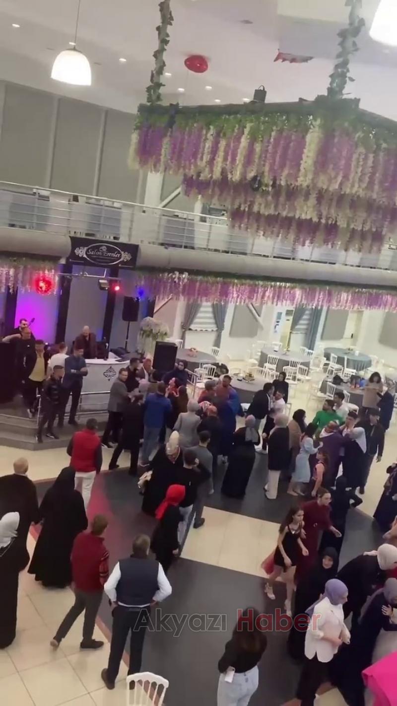 Düğün karıştı: Yumruklar havada uçuştu