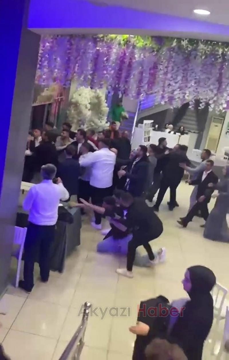 Düğün karıştı: Yumruklar havada uçuştu