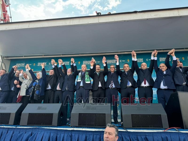 Cumhurbaşkanı Erdoğan Sakaryalılara hitap etti