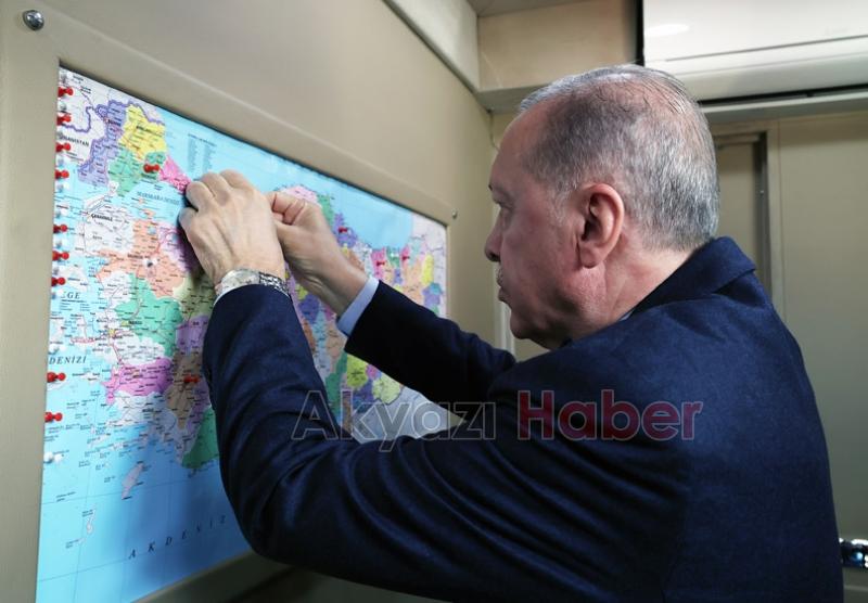 Erdoğan'ın Sakarya mitinginden fotoğraflar