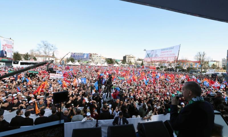 Erdoğan'ın Sakarya mitinginden fotoğraflar