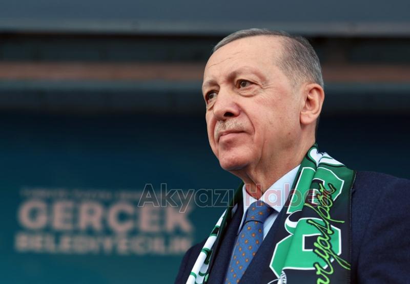 Erdoğan'ın Sakarya mitinginden fotoğraflar