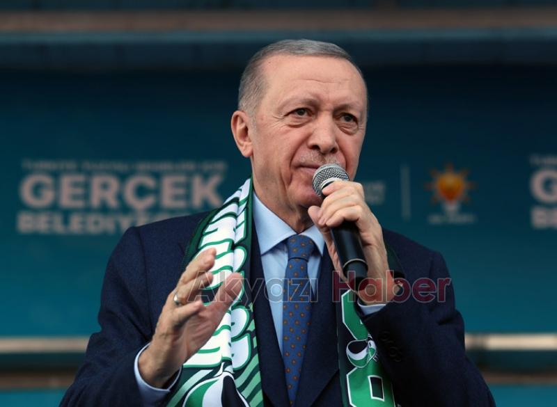 Erdoğan'ın Sakarya mitinginden fotoğraflar