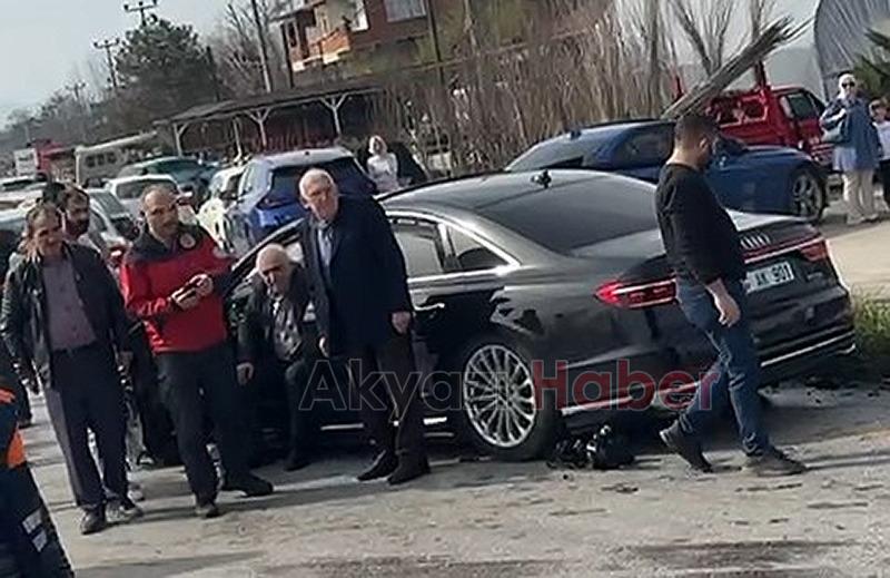 Ali İnci'nin yaralandığı kazadan fotoğraflar