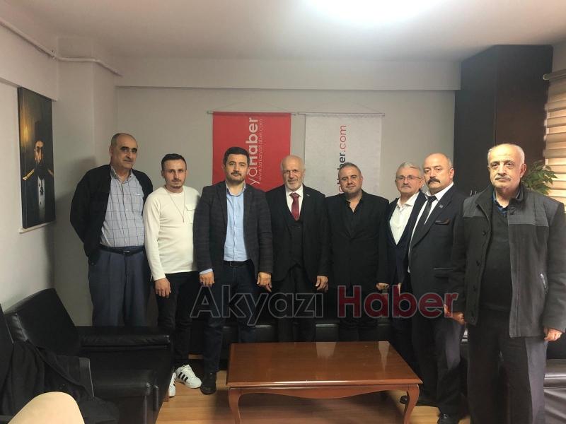 Millet Partisi Temsilcileri, Akyazı Haber'i Ziyaret Etti!