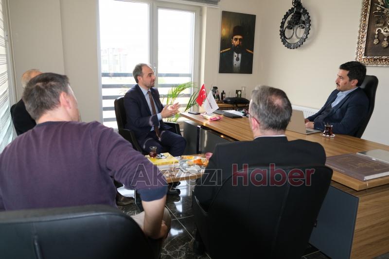 Ömer Abdullah Ayhan ve Aytaç Çakıroğlu Sakarya Haber'i ziyaret etti