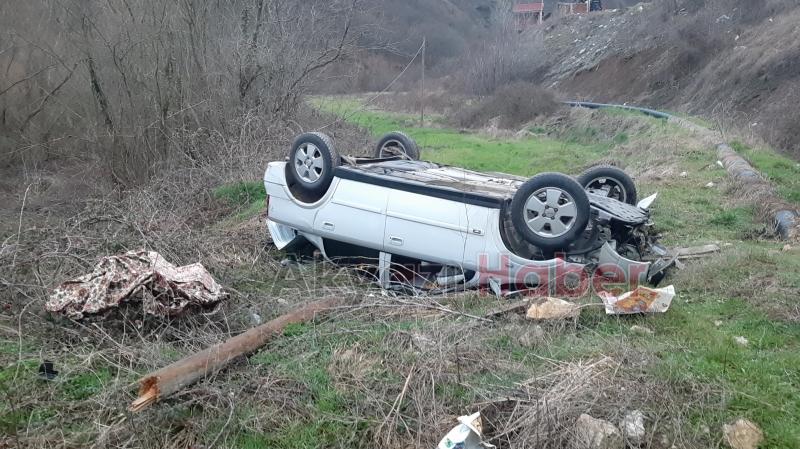 Akyazı yolunda kaza