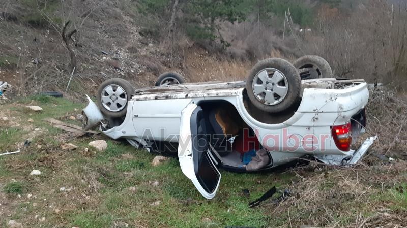 Akyazı yolunda kaza