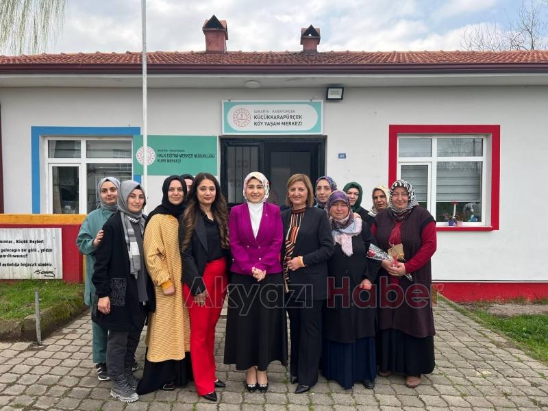 Kaymakam Kılıç, şehit kadınlar anısına kiraz ağacı fidanı dikti