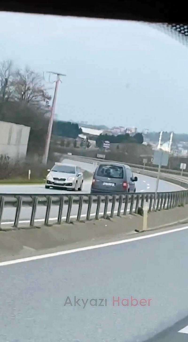 Kaynarca yolunda şoke eden görüntü