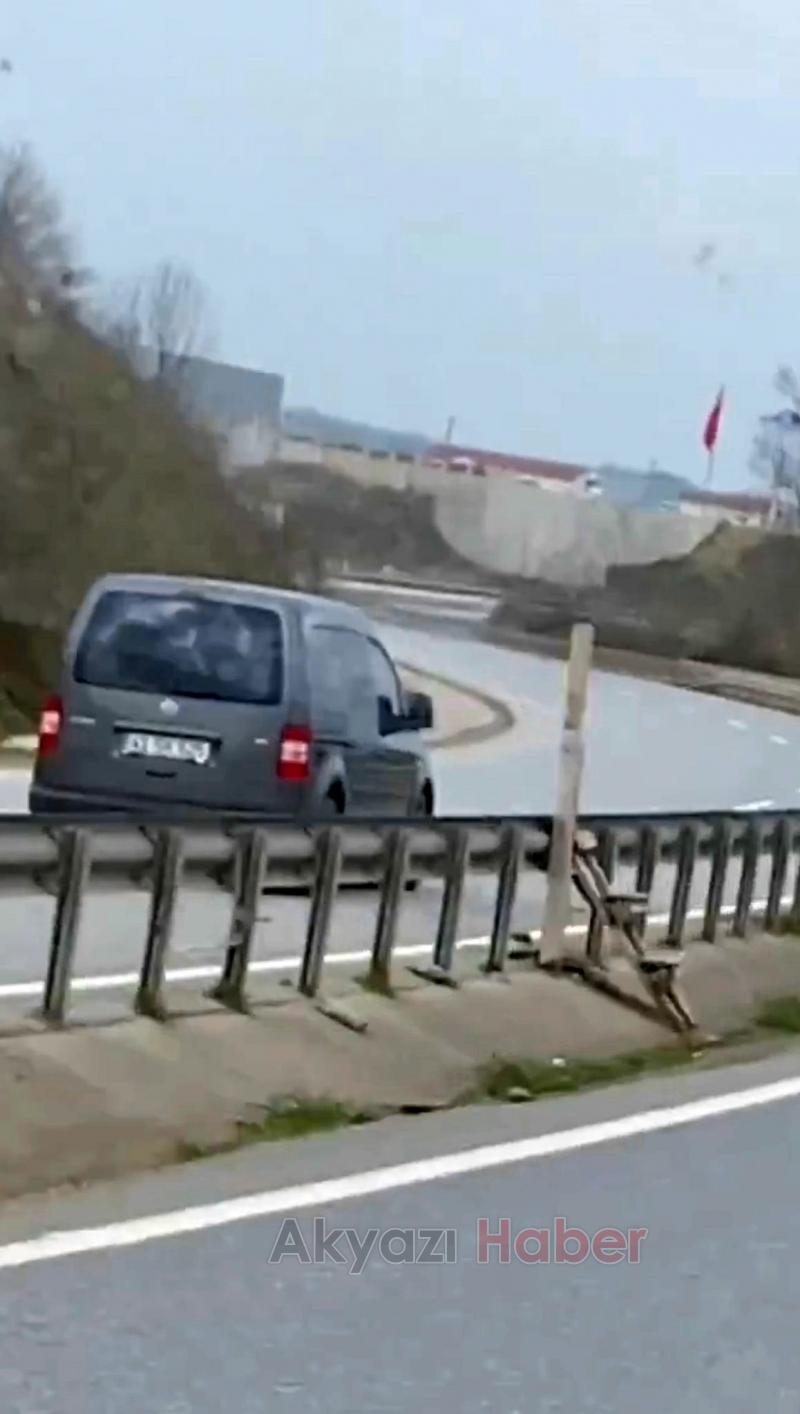 Kaynarca yolunda şoke eden görüntü