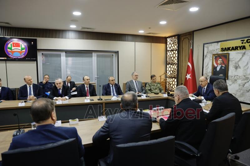 Vali Karadeniz Sakarya'nın asayiş raporunu açıkladı