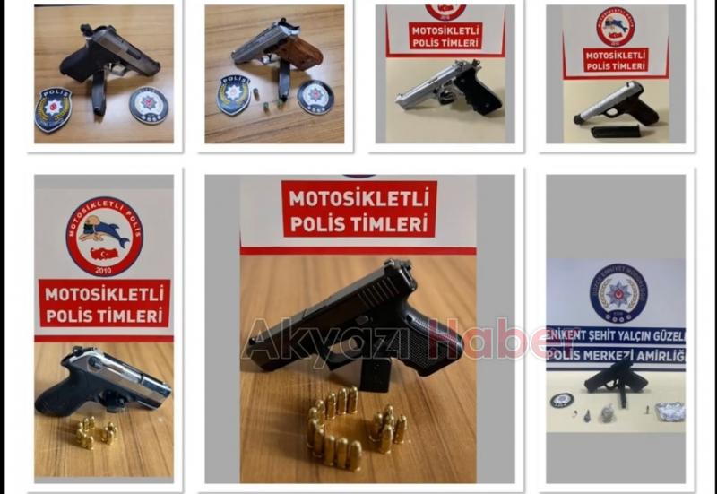 Silah kaçakçılarına operasyon: 1031 gözaltı