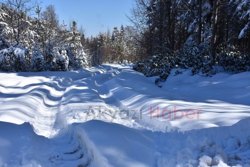 yüksek kesimlerde kış şehir merkezinde bahar yaşanıyor