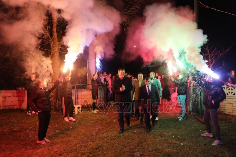 Gençlik buluşmasında hazırlık maçı yaptılar