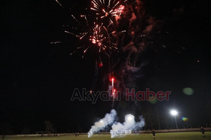 Gençlik buluşmasında hazırlık maçı yaptılar