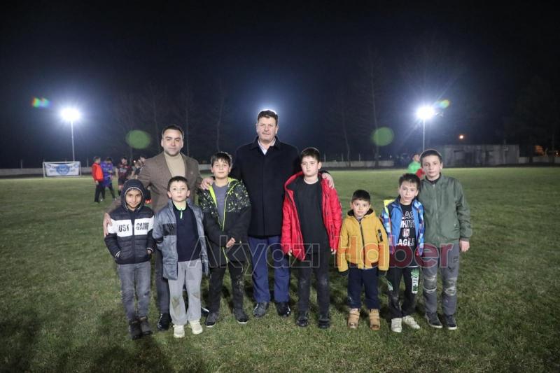 Gençlik buluşmasında hazırlık maçı yaptılar